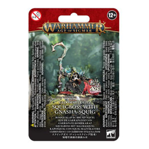 Games Workshop Age of Sigmar - Gloomspite Gitz - Moonclan - Squigboss with Gnasha Squig   Games Workshop Age of Sigmar - Gloomspite Gitz - Moonclan - Squigboss with Gnasha Squig