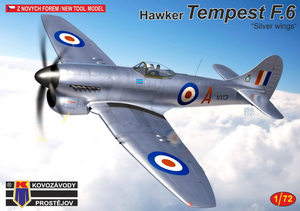 KPM 1/72 Hawker Tempest F.6 'Silver Wings' Model Kit   KPM 1/72 Hawker Tempest F.6 'Silver Wings' Model Kit