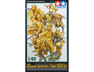 Tamiya 1/48 Russian Tank Riders & Crew WWII Tamiya 1/48 Russian Tank Riders & Crew WWII