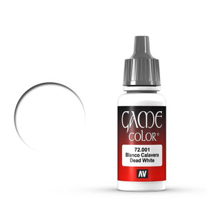 Vallejo 17ml Game Color 001 Dead White   Vallejo 17ml Game Color 001 Dead White