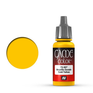 Vallejo 17ml Game Color 007 Gold Yellow Vallejo 17ml Game Color 007 Gold Yellow