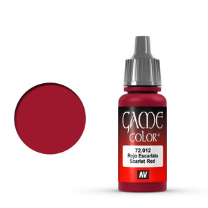  Vallejo 17ml Game Color 012 Scarlet Red 