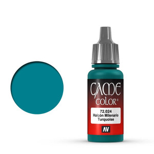 Vallejo 17ml Game Color 024 Turquoise Vallejo 17ml Game Color 024 Turquoise