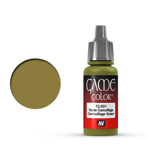 Vallejo 17ml Game Color 031 Camouflage Green   Vallejo 17ml Game Color 031 Camouflage Green