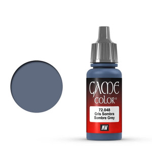 Vallejo 17ml Game Color 048 Sombre Grey   Vallejo 17ml Game Color 048 Sombre Grey
