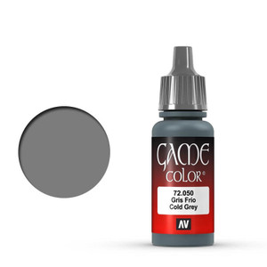 Vallejo 17ml Game Color 050 Cold Grey   Vallejo 17ml Game Color 050 Cold Grey