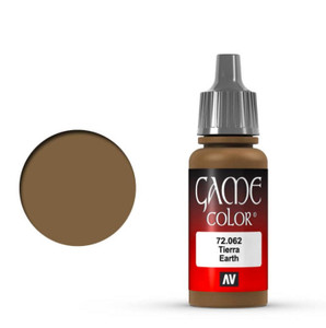 Vallejo 17ml Game Color 062 Earth Vallejo 17ml Game Color 062 Earth