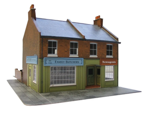 Superquick 1/76 Low Relief Terrace Corner (Red Brick) Card Building Kit Superquick 1/76 Low Relief Terrace Corner (Red Brick) Card Building Kit