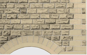  Superquick 1/76 Grey Sandstone (Ashlar Style) Building Papers 