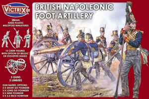 Victrix 28mm British Napoleonic Foot Artillery   Victrix 28mm British Napoleonic Foot Artillery