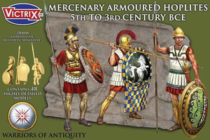 Victrix 28mm Mercenary Armoured Hoplites 5th to 3rd Century BCE Victrix 28mm Mercenary Armoured Hoplites 5th to 3rd Century BCE
