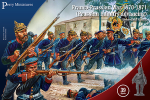 Perry Miniatures 28mm Franco-Prussian War Prussian Infantry Advancing 1870-1871 Perry Miniatures 28mm Franco-Prussian War Prussian Infantry Advancing 1870-1871