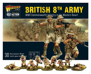 Warlord Games 28mm Bolt Action British 8th Army Infantry1939-1943 Warlord Games 28mm Bolt Action British 8th Army Infantry1939-1943