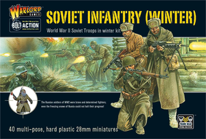 Warlord Games 28mm Bolt Action Soviet Infantry in Winter Uniform Warlord Games 28mm Bolt Action Soviet Infantry in Winter Uniform