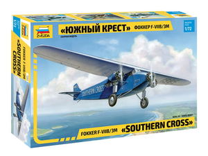 Zvezda 1/72 Fokker F-VIIB/3M Southern Cross Model Kit Zvezda 1/72 Fokker F-VIIB/3M Southern Cross Model Kit