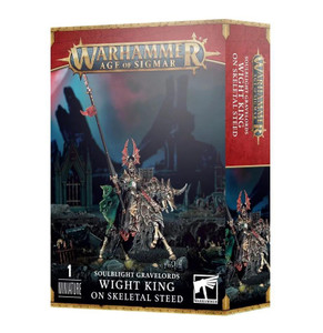 Games Workshop Age of Sigmar - Soulblight Gravelords - Deathrattle Wight King on Skeletal Steed   Games Workshop Age of Sigmar - Soulblight Gravelords - Deathrattle Wight King on Skeletal Steed