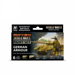  Vallejo Model Color Set - WW2 German Armour 