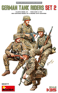 MiniArt 1/35 German Tank Riders Set 2 Model Figures MiniArt 1/35 German Tank Riders Set 2 Model Figures