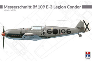  Hobby 2000 1/32 Messerschmitt Bf-109E-3 Legion Condor Dragon Model Kit 