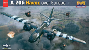 Hong Kong Models 1/32 Douglas A-20G Havoc Model Kit   Hong Kong Models 1/32 Douglas A-20G Havoc Model Kit