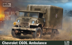 IBG Models 1/35 CHEVROLET C60L Ambulance Model Kit IBG Models 1/35 CHEVROLET C60L Ambulance Model Kit