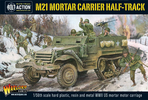  Warlord Games 28mm Bolt Action M21 Mortar Carrier Half-Track Model Kit 