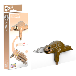  Eugy Sloth Card 3D Puzzle 