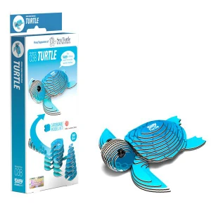  Eugy Turtle Card 3D Puzzle 