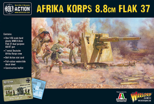 Warlord Games 28mm Bolt Action German Afrika Korps 88mm Flak 37 Warlord Games 28mm Bolt Action German Afrika Korps 88mm Flak 37