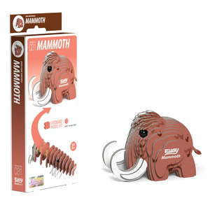 Eugy Mammoth Card 3D Puzzle Eugy Mammoth Card 3D Puzzle