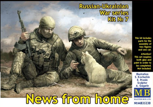 Master Box 1/35 RU-UKR War Kit No.7 News From Home   Master Box 1/35 RU-UKR War Kit No.7 News From Home