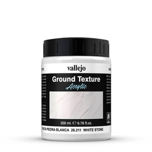 Vallejo Acrylic Stone Textures 200ml White Stone Paste Vallejo Acrylic Stone Textures 200ml White Stone Paste