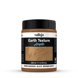  Vallejo Acrylic Stone Textures 200ml Brown Earth 