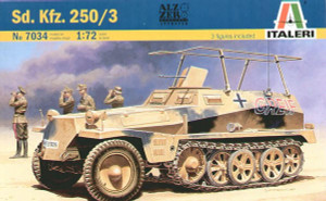 Italeri 1/72 German SDKFZ 250/3 Model Kit Italeri 1/72 German SDKFZ 250/3 Model Kit