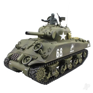 Heng Long 1/16 US M4A3 Sherman with Metal Gearbox And Infrared Battle System Heng Long 1/16 US M4A3 Sherman with Metal Gearbox And Infrared Battle System