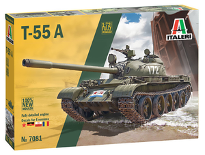  Italeri 1/72 T-55 Model Kit 