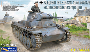 Gecko Models 1/16 Pz.Kpfw.II Ausf.C Modified French Campaign Gecko Models 1/16 Pz.Kpfw.II Ausf.C Modified French Campaign
