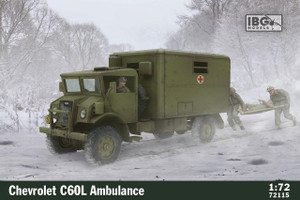 IBG Models 1/72 Chevrolet C60L Ambulance Model Kit IBG Models 1/72 Chevrolet C60L Ambulance Model Kit
