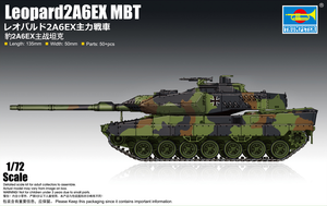  Trumpeter 1/72 Leopard 2A6EX MBT Model Kit 