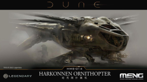  Meng Models Dune Harkonnen Ornithopter 