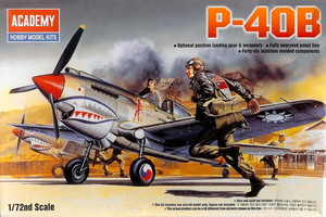 Academy 1/72 Curtiss P-40B Tomahawk Academy 1/72 Curtiss P-40B Tomahawk