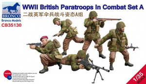 Bronco Kits 1/35 British Paratroops in Combat Set A WWII Bronco Kits 1/35 British Paratroops in Combat Set A WWII