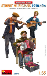 MiniArt 1/35 Street Musicians 1930-40's Model Kit MiniArt 1/35 Street Musicians 1930-40's Model Kit