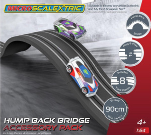 Micro Scalextric Hump Backed Bridge Micro Accessory Pack   Micro Scalextric Hump Backed Bridge Micro Accessory Pack