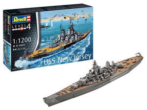  Revell 1/1200 USS New Jersey 