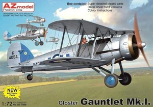  AZ Model 1/72 Gloster Gauntlet Mk.I Model Kit 