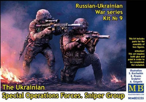 Master Box 1/35 RU-UKR War Kit No.5 The Ukrainian Special Operations Forces Sniper Group   Master Box 1/35 RU-UKR War Kit No.5 The Ukrainian Special Operations Forces Sniper Group