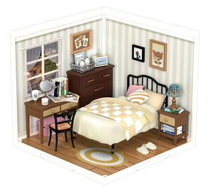 Rolife Sweet Dream Bedroom Plastic Diorama Kit Rolife Sweet Dream Bedroom Plastic Diorama Kit
