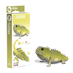 Eugy 04 Tuatara Card 3D Puzzle   Eugy 04 Tuatara Card 3D Puzzle