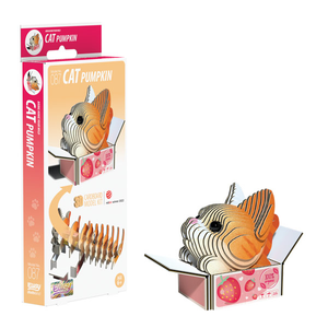 Eugy 87 Cat - Pumpkin Card 3D Puzzle Eugy 87 Cat - Pumpkin Card 3D Puzzle